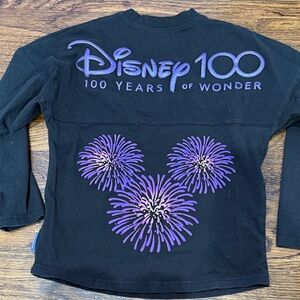 Disney 100 Year Black Spirit Jersey with sparkle
